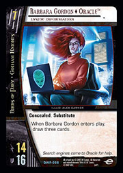 Barbara Gordon <> Oracle, Inside Information